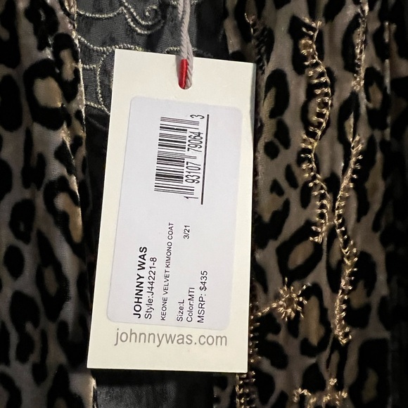 Johnny Was Keone Kimono - NWT - Sz. L - Picture 8 of 8